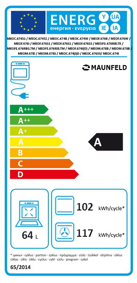 Духовой шкаф maunfeld meof 676i d