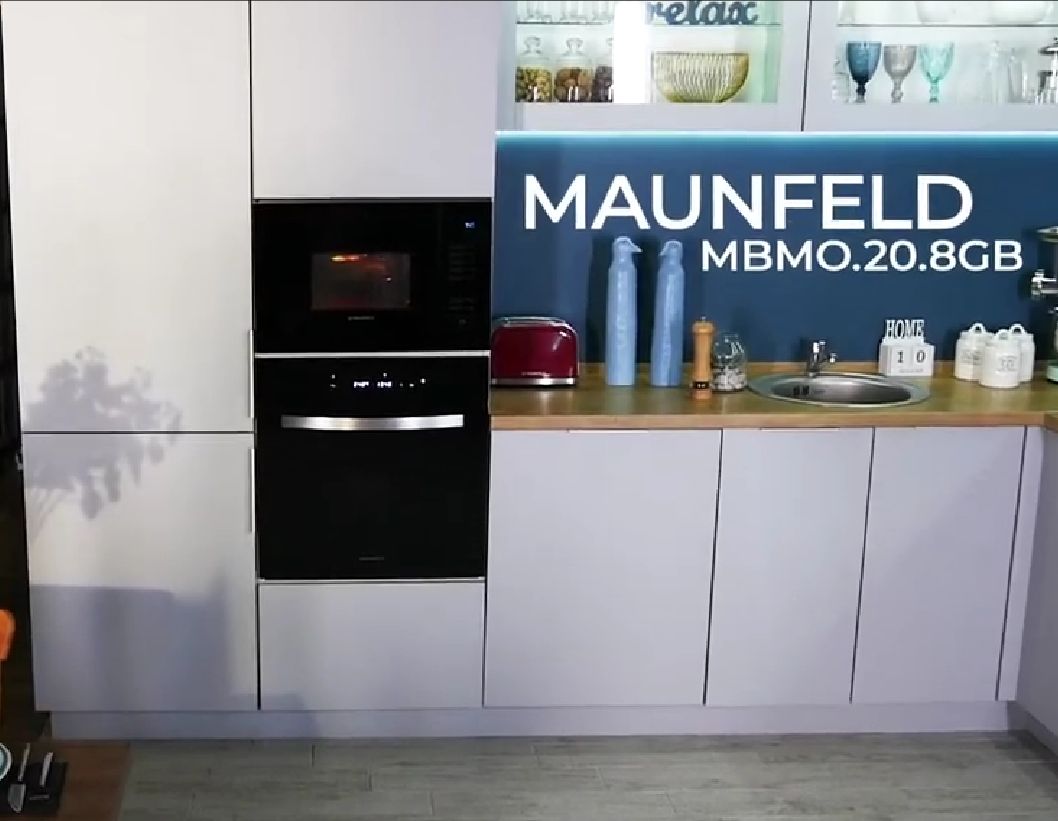 Видеообзор на микроволновую печь встраиваемую MAUNFELD MBMO.20.8GB