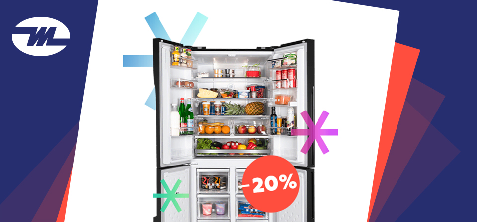Снижение цен на отдельностоящие холодильники до 20%