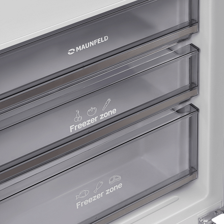 Встраиваемый холодильник Maunfeld MBF193NFW1GR Inverter preview 13