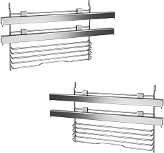 Телескопические направляющие 2-уровневые Maunfeld 41599002