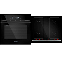 Комплект Maunfeld варочная панель CVI594SB2BKA Inverter + духовой шкаф AEOD60103B2