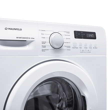 Стиральная машина Maunfeld MFWM106WH051D preview 5