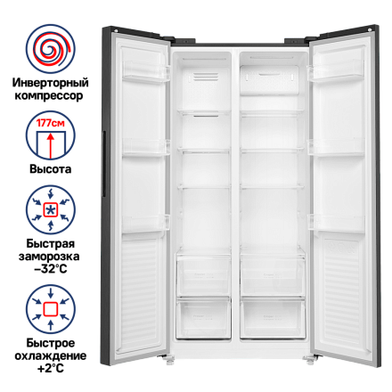 Холодильник Maunfeld MFF177NFSE preview 2