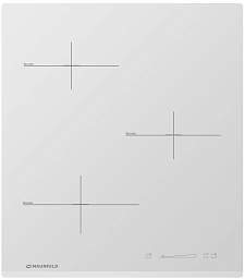 Индукционная варочная панель Maunfeld MVI45.3HZ.3BT-WH