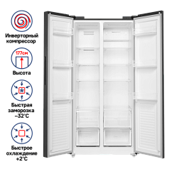 Холодильник Maunfeld MFF177NFSE