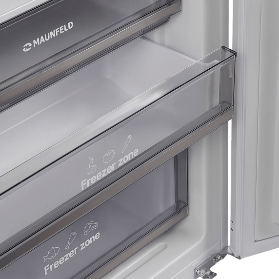 Встраиваемый холодильник Maunfeld MBF19369NFWGR Lux Inverter preview 10