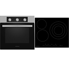 Комплект Maunfeld варочная панель EVCE.593.T-BK + духовой шкаф AEOF6060S