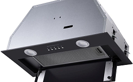 Вытяжка полновстраиваемая MAUNFELD TRAPEZE 601GG черный стекло