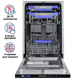 Встраиваемая посудомоечная машина Maunfeld MLP-08IMR