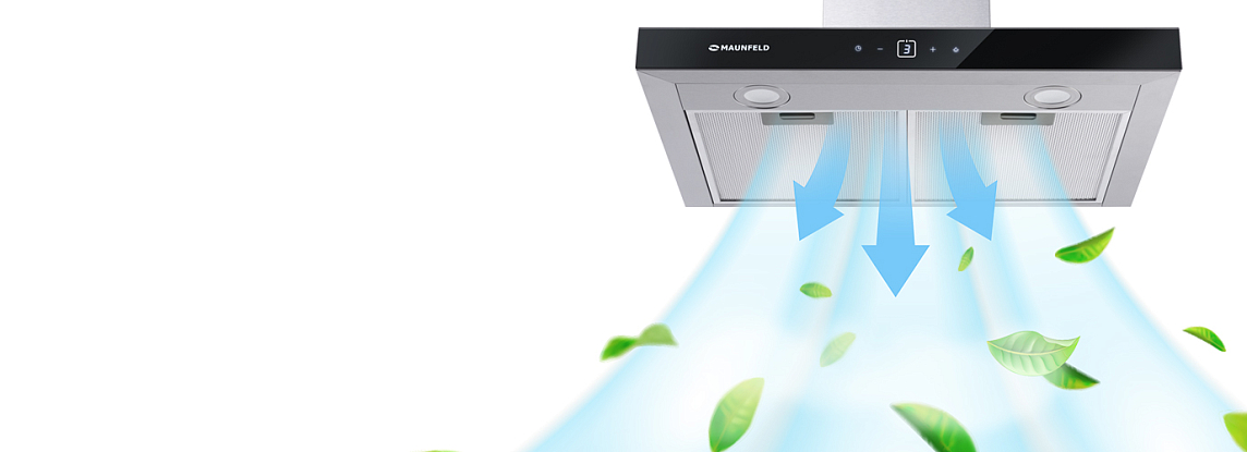 Установка вытяжки Maunfeld Breeze 60 нержавеющая сталь