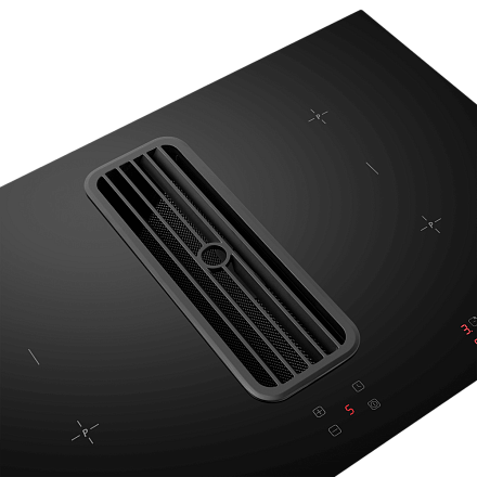 Индукционная варочная панель с интегрированной вытяжкой Maunfeld AVSI804SBH preview 7