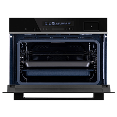 Компактный духовой шкаф с паром Maunfeld MCMO5016STGB