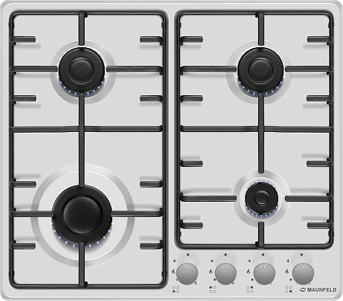 Комплект Maunfeld варочная панель EGHE.64.3STS-EW + духовой шкаф MOGM703W preview 2