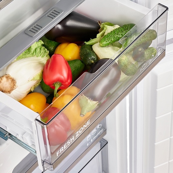 Встраиваемый холодильник Maunfeld MBF17754NFWHGR LUX Inverter preview 18