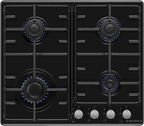 Газовая варочная панель Maunfeld EGHE.64.3STS-EB preview 1