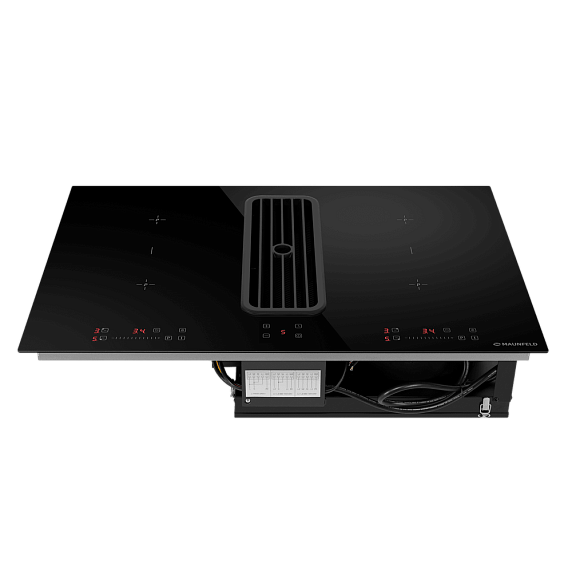 Индукционная варочная панель с интегрированной вытяжкой Maunfeld AVSI804SBH preview 2