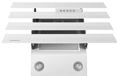 Вытяжка Maunfeld CASCADA QUART 60 WHITE