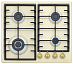 Купить Газовая варочная панель Maunfeld EGHE.64.33CBG.R/G preview 1