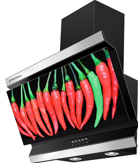 Вытяжка Maunfeld BERFORD 60 черный «Перцы» preview 1