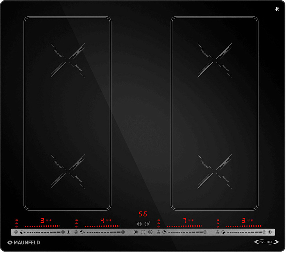 Комплект Maunfeld варочная панель CVI594SB2BKA Inverter + духовой шкаф AEOD60103B2 preview 2