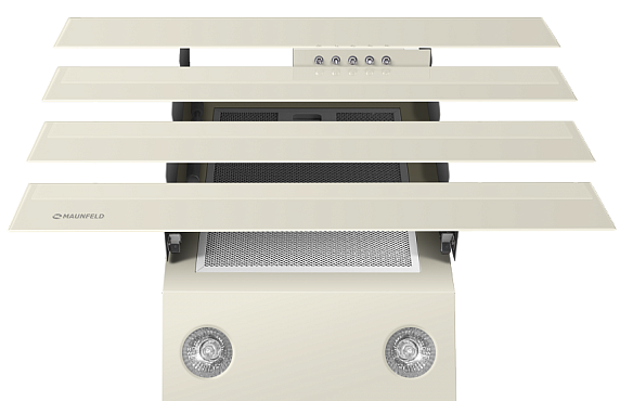 Вытяжка Maunfeld CASCADA QUART 60 BIEGE preview 2
