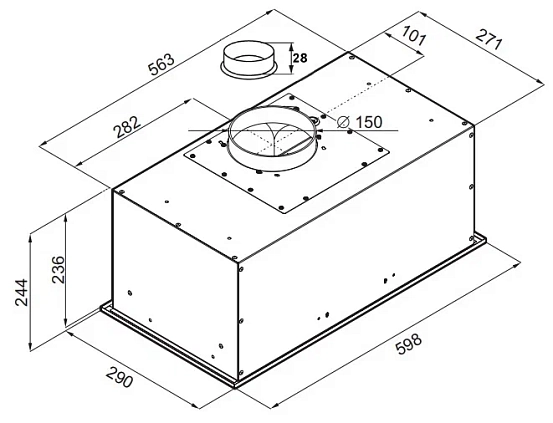 Вытяжка Maunfeld Crosby Power 60 белый preview 13