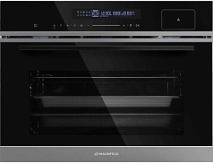 Компактный духовой шкаф с паром Maunfeld MCMO5016STGB