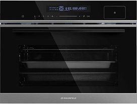 Компактный духовой шкаф с паром Maunfeld MCMO5016STGB