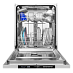 Купить Встраиваемая посудомоечная машина Maunfeld MLP-122D preview 3