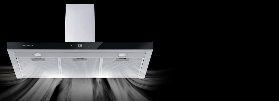 Установка вытяжки Maunfeld Breeze 90 нержавеющая сталь