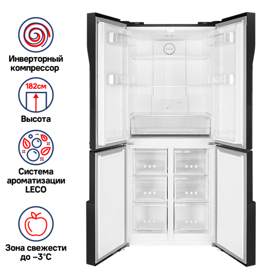 Холодильник Maunfeld MFF182NFSBE preview 2