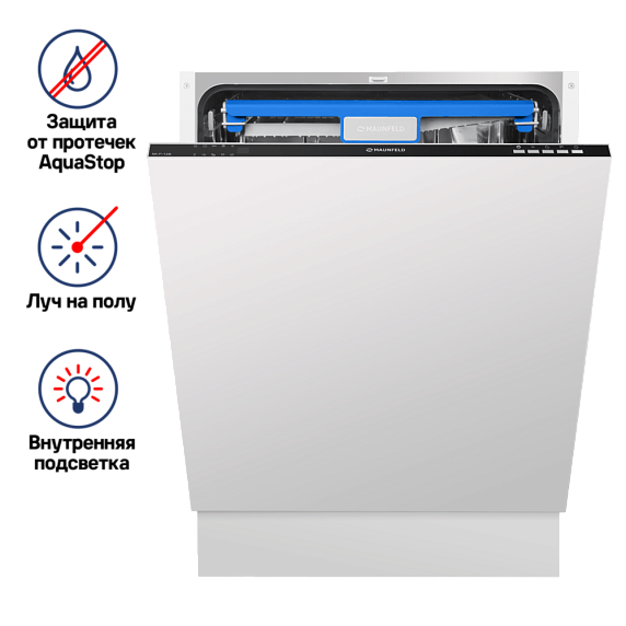 Встраиваемая посудомоечная машина Maunfeld МLP-12B preview 3