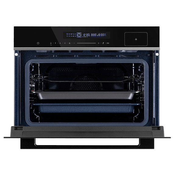 Компактный духовой шкаф с паром Maunfeld MCMO5016STGB preview 2