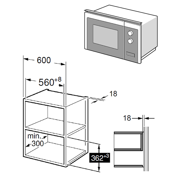 Встраиваемая микроволновая печь Maunfeld MBMO.20.8GW preview 16
