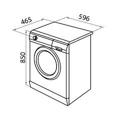 Стиральная машина Maunfeld MFWM10646WS