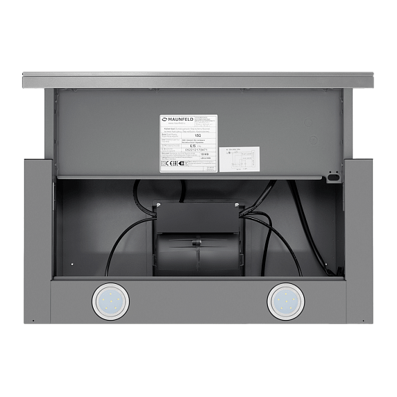 Вытяжка Maunfeld VSQ 60 нержавеющая сталь/белое стекло preview 6