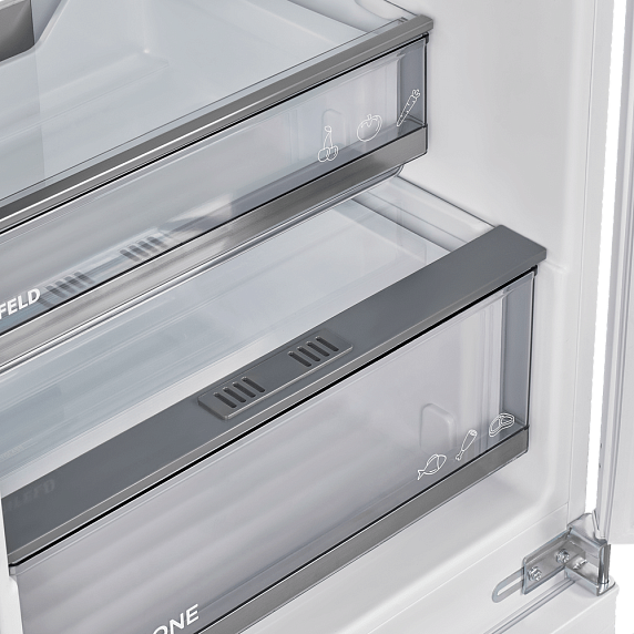 Встраиваемый холодильник Maunfeld MBF17754NFWHGR LUX Inverter preview 11