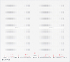 Индукционная варочная панель Maunfeld CVI594SF2WH