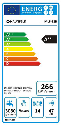 Встраиваемая посудомоечная машина Maunfeld МLP-12B preview 24