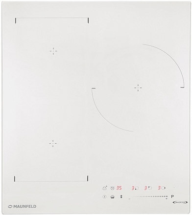 Индукционная варочная панель Maunfeld CVI453SBWH LUX Inverter preview 2