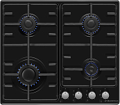 Газовая варочная панель Maunfeld EGHE.64.3STS-EB/G