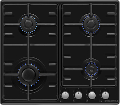 Газовая варочная панель Maunfeld EGHE.64.3STS-EB/G