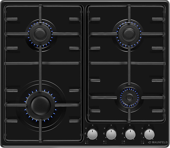 Газовая варочная панель Maunfeld EGHE.64.3STS-EB/G preview 1