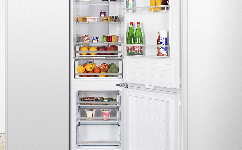 Видеообзор на холодильник встраиваемый MAUNFELD MBF177NFWH