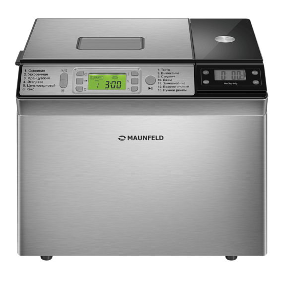 Хлебопечка Maunfeld MBM-900DSS preview 4