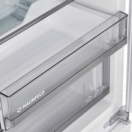 Встраиваемый холодильник Maunfeld MBF177NFFWGR Inverter preview 6