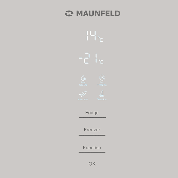 Холодильник Maunfeld MFF185NFBG Matt Inverter preview 15