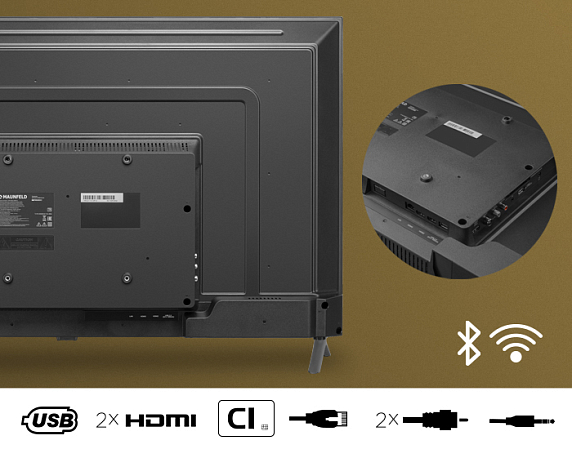 Телевизор Maunfeld MLT43USD02G, 4K Ultra HD, Android TV, 43" preview 12