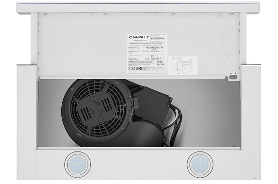 Вытяжка Maunfeld VS Light Glass 60 белое стекло preview 6